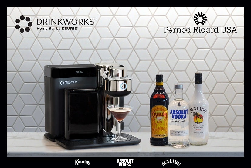 Pernod Ricard joins Drinkworks home bar project with cocktail pod launches  - Just Drinks