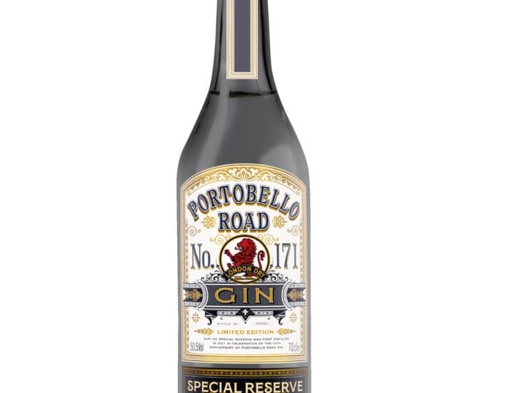 Portobello Road Distillery's Special Reserve 101 Gin - Product Launch - Gin & genever in the UK data
