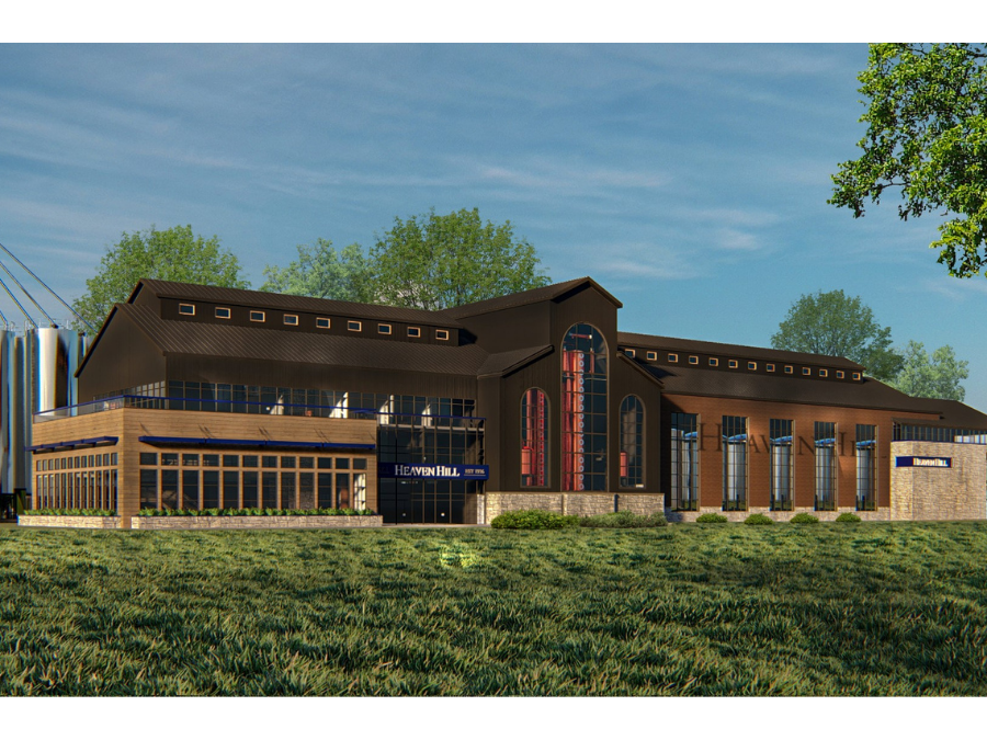 Render of Heaven Hill Distillery's Bardstown facility