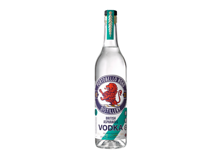 Portobello Road Distillery Asparagus vodka bottle