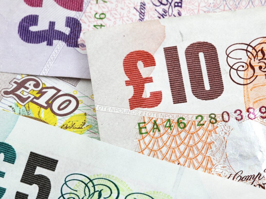British Pound notes