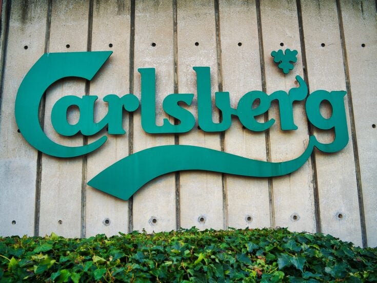 Carlsberg building in UK town of Northampton