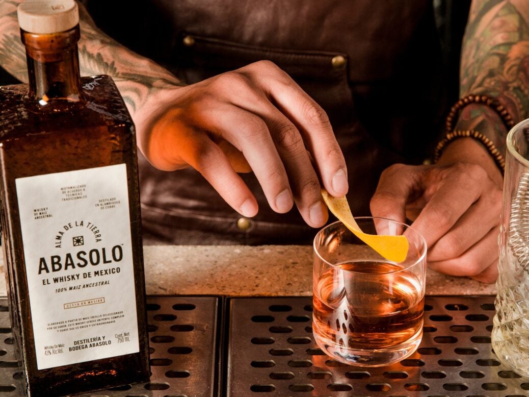 Mexican spirit brand Abasolo corn whisky