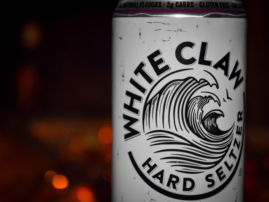 White Claw hard seltzer, distributed by Lion since 2020