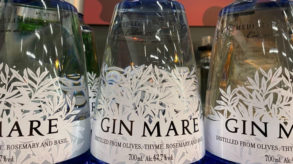 Gin Mare on sale in Viersen, Germany, 9 June 2020. Credit: Ralf Liebhold / shutterstock.com