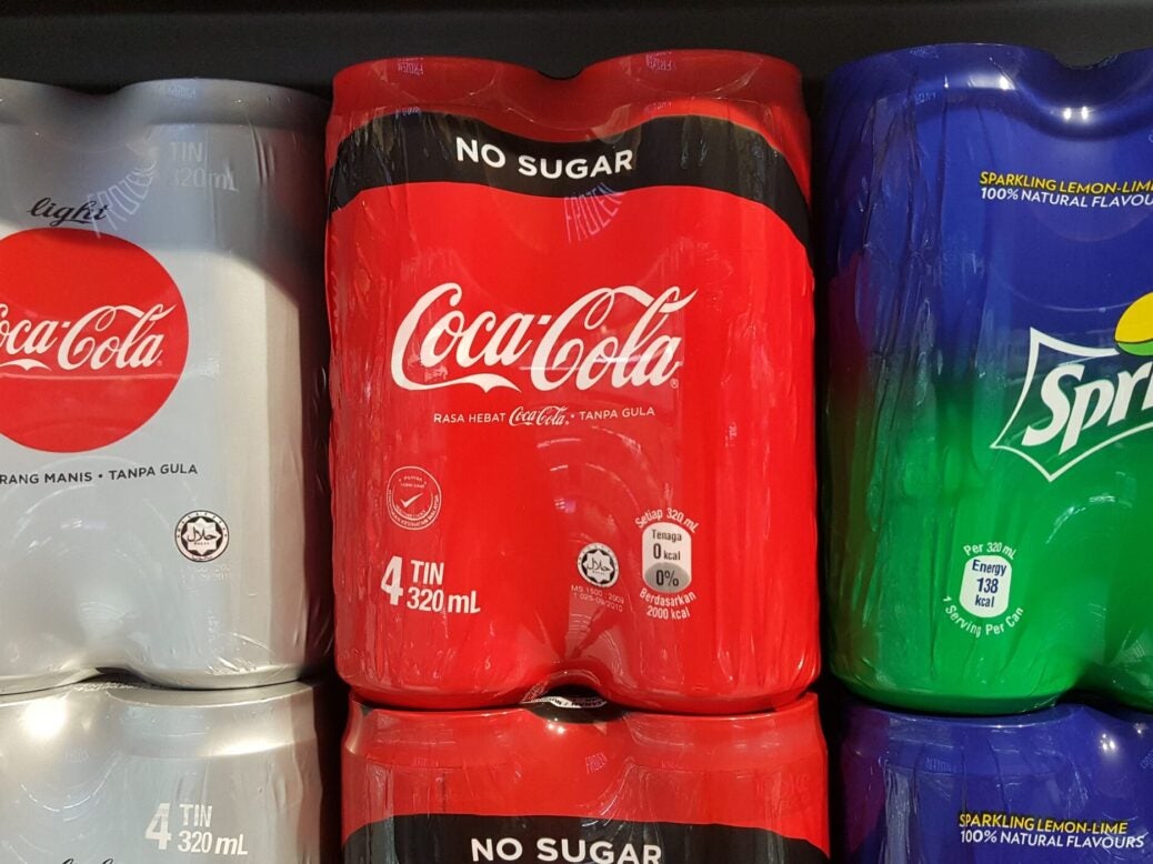 Coca-Cola products on sale in Sydney, Australia, May 2021