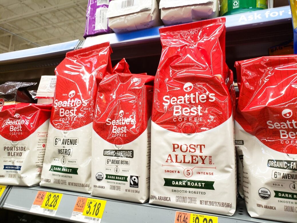 Seattle’s Best Coffee on sale in Garden Grove, California, 20 September 2019