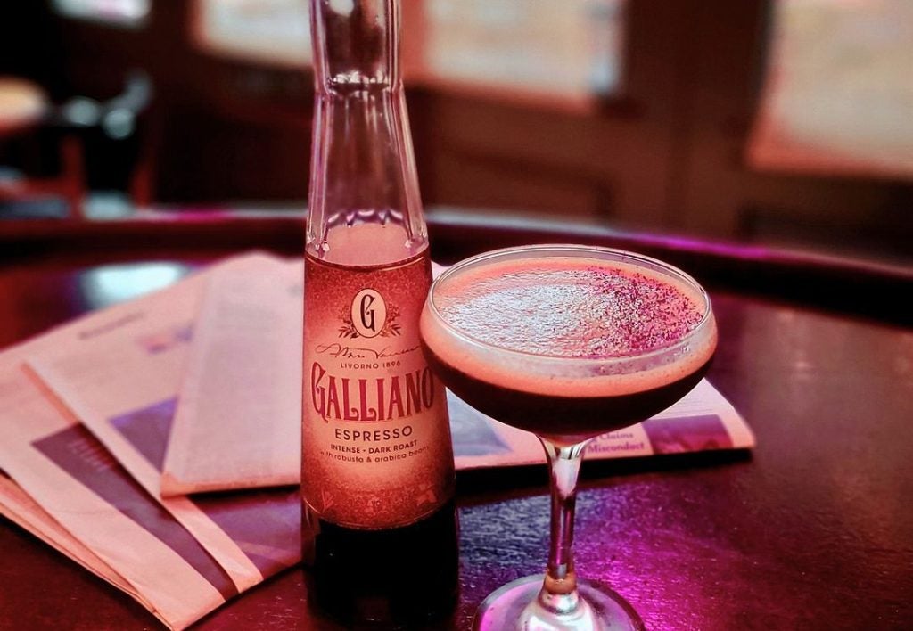 A bottle of Galliano Espresso