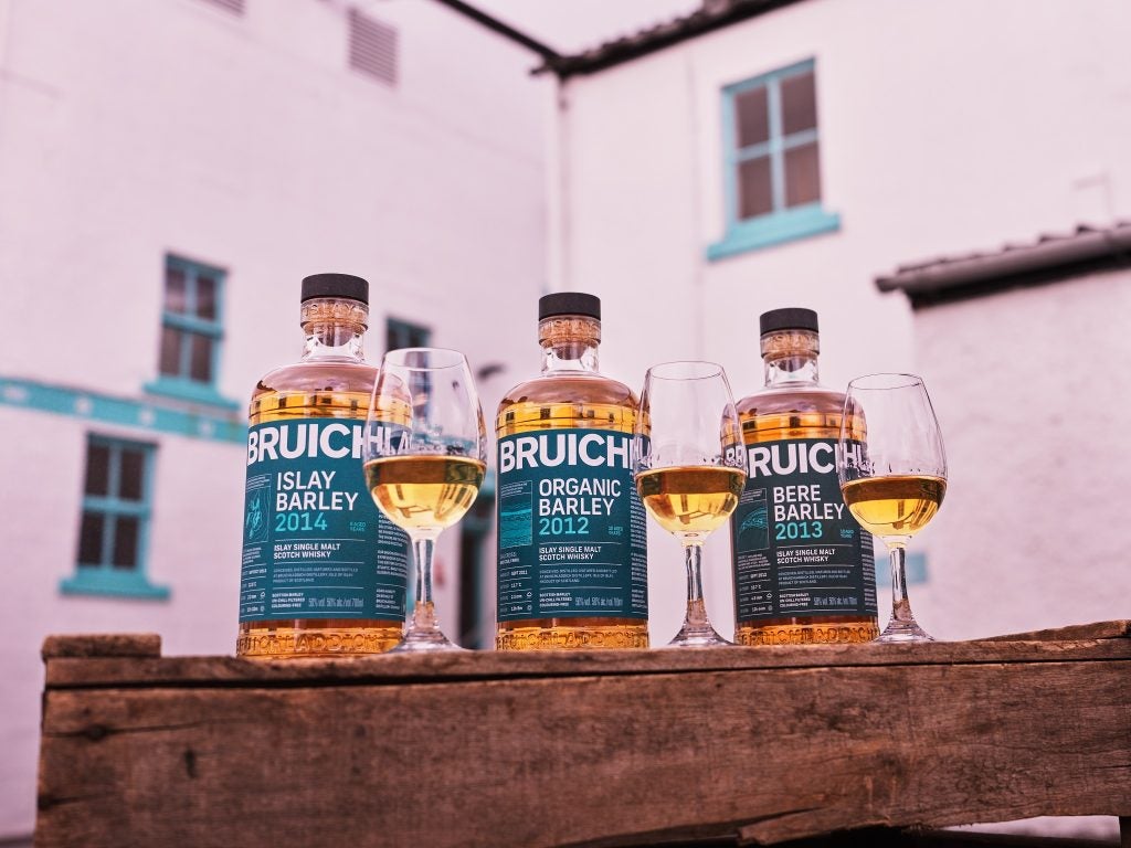 Bruichladdich’s unpeated whisky range Barley Exploration