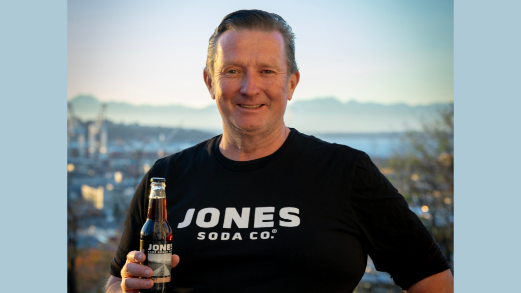 Jones Soda CEO David Knight Credit: Jones Soda