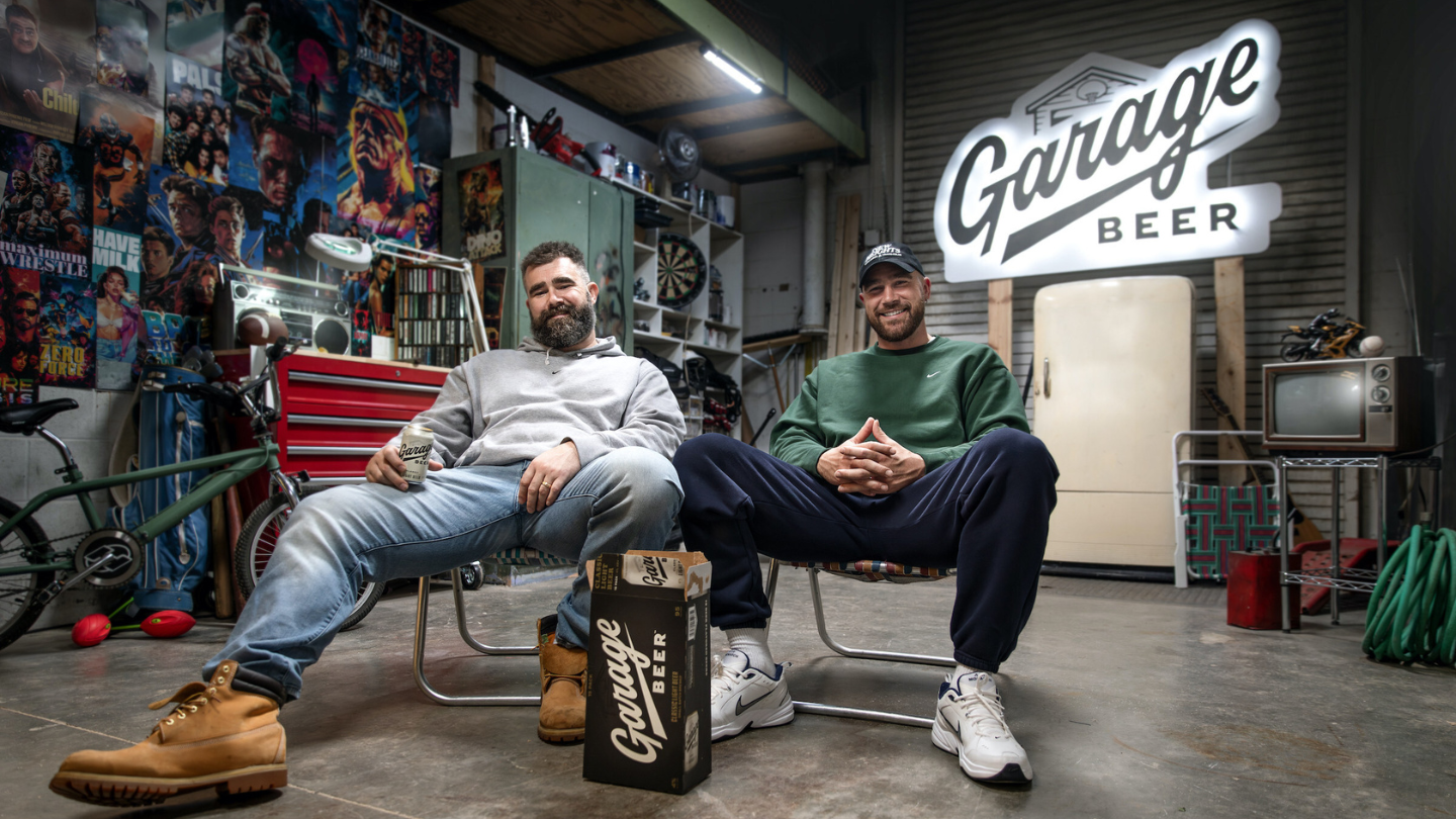 Travis and Jason Kelce Garage Beer Co. partowners