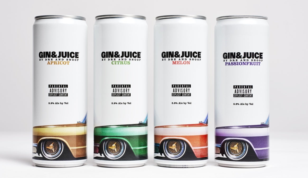 Dr Dre and Snoop Dogg to launch Gin & Juice RTDs in Europe