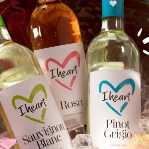 Bottles of wine sold under the I Heart brand, part of the Henkell Freixenet portfolio