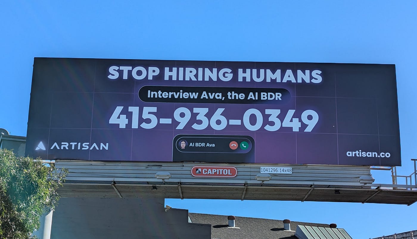Stop hiring humans? Business leaders face AI labour arbitrage