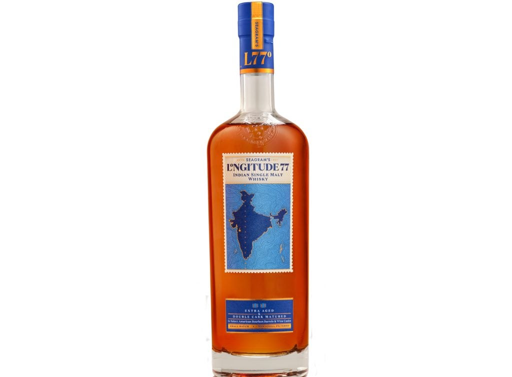 Longitude 77, the Indian single malt whisky owned by Pernod Ricard