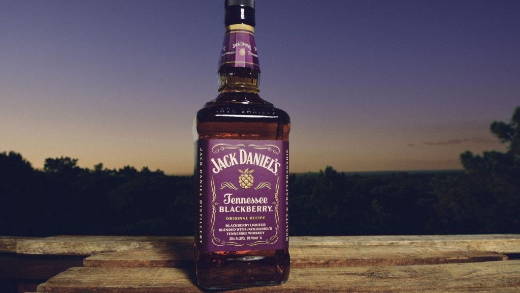 A bottle of Jack Daniel’s Tennessee Blackberry