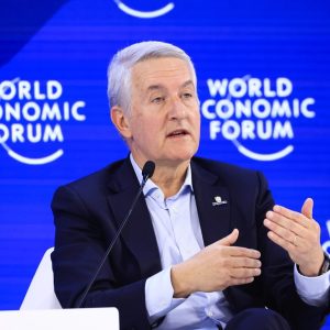 PepsiCo CEO Ramon Laguarta during the World Economic Forum in Davos, Switzerland, on 30 January 2026. Credit: Krisztian Bocsi/Bloomberg via Getty Images