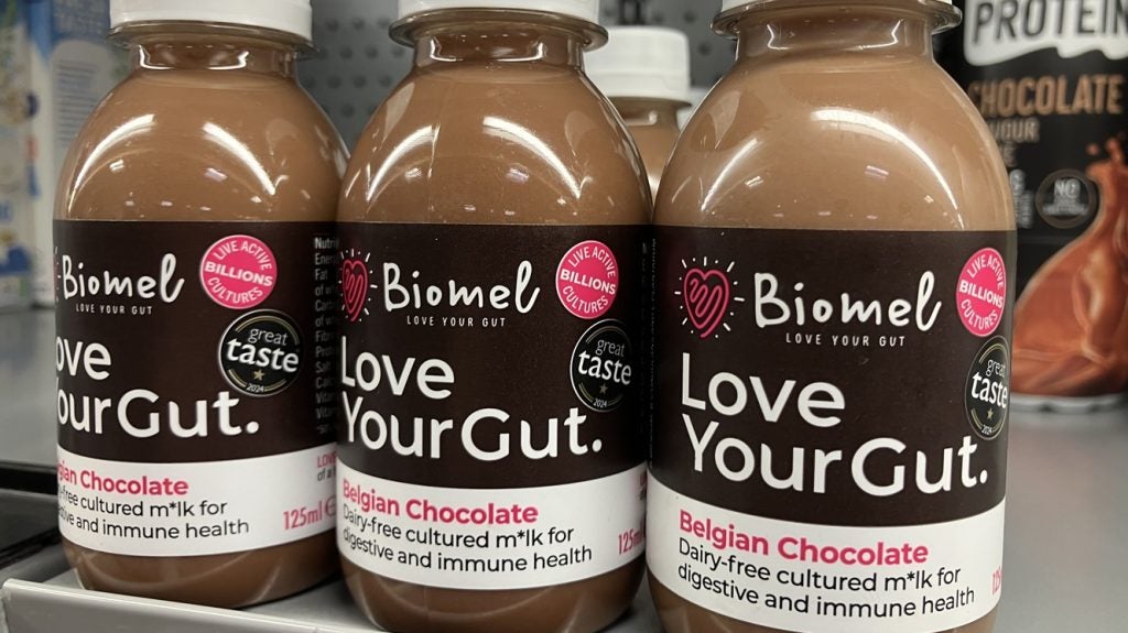 Biomel shots on sale in a Waitrose store, London, August 2025